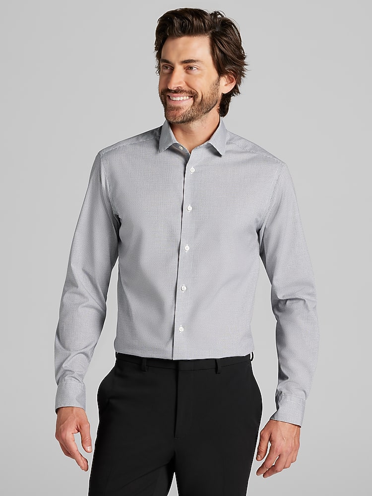 Awearness Kenneth Cole Slim Fit Performance Stretch Dress Shirt
