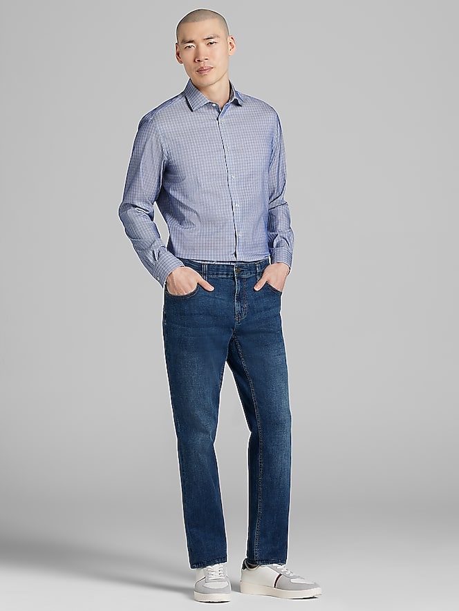 Awearness Kenneth Cole Slim Fit Ultra Performance Stretch Dress Shirt
