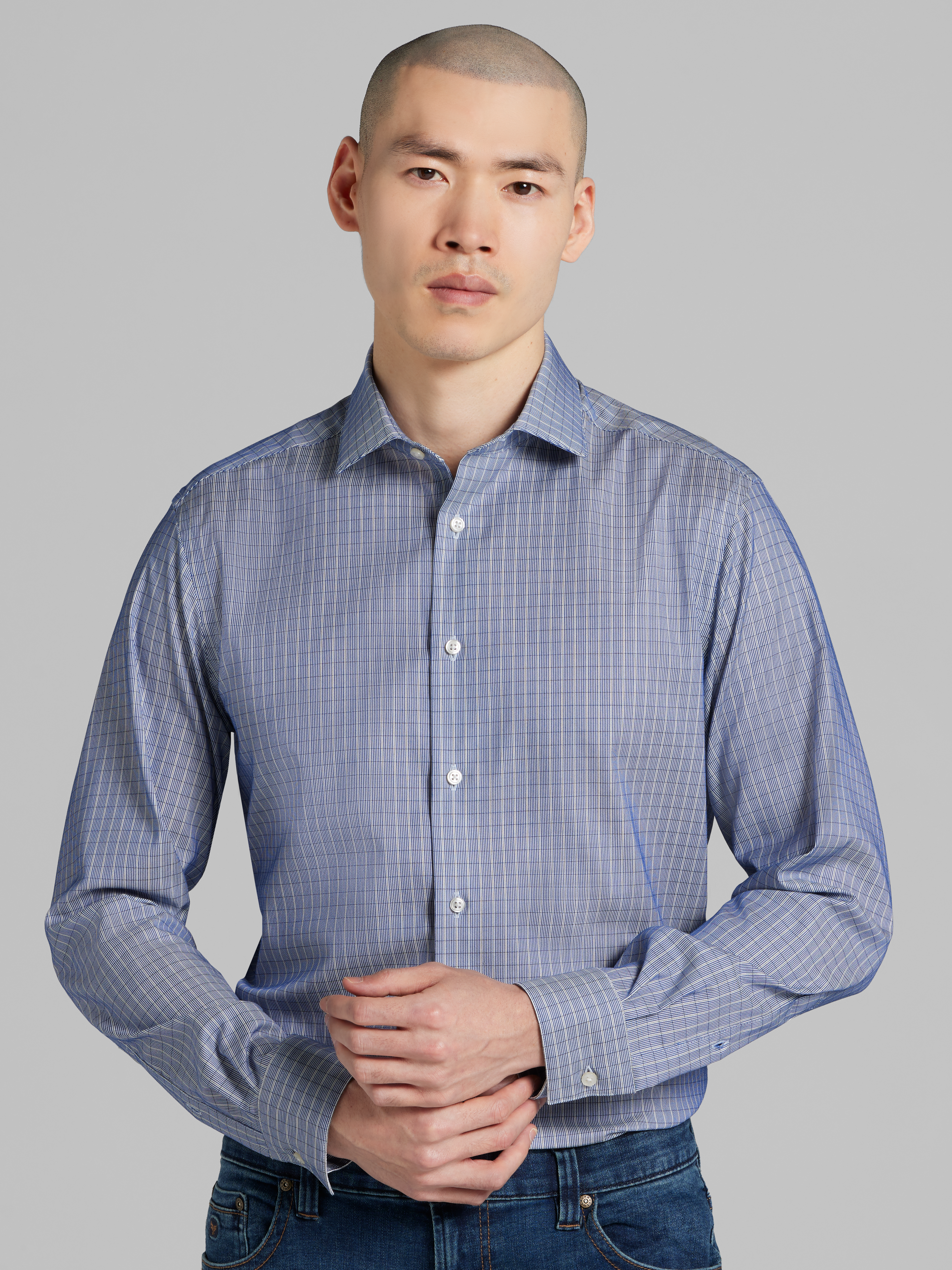 Blue Plaid Shirts | Men's Wearhouse