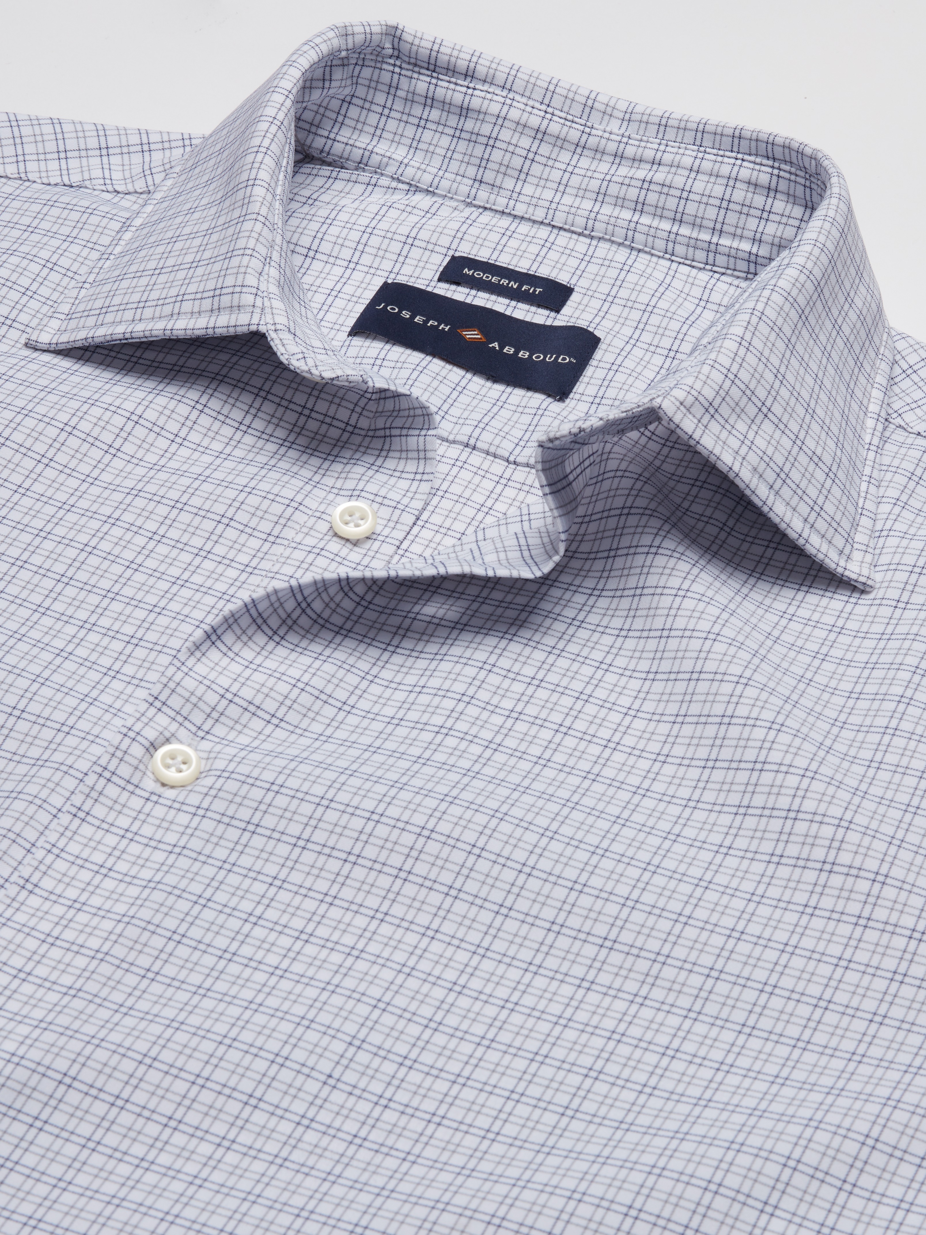 Relaxed Fit Performance Small Plaid Dress Shirt