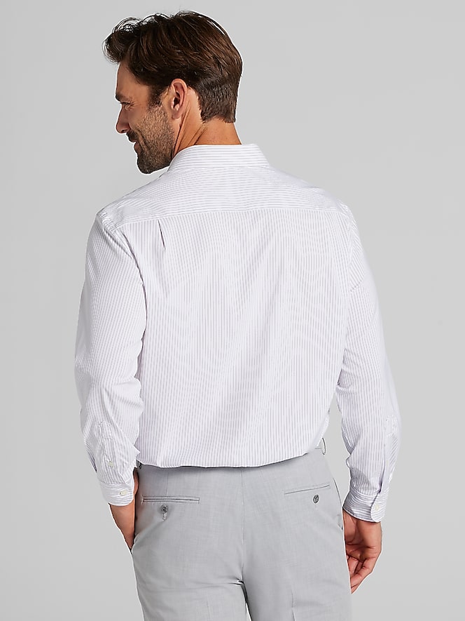 Joseph Abboud Modern Fit Performance Stripe Dress Shirt