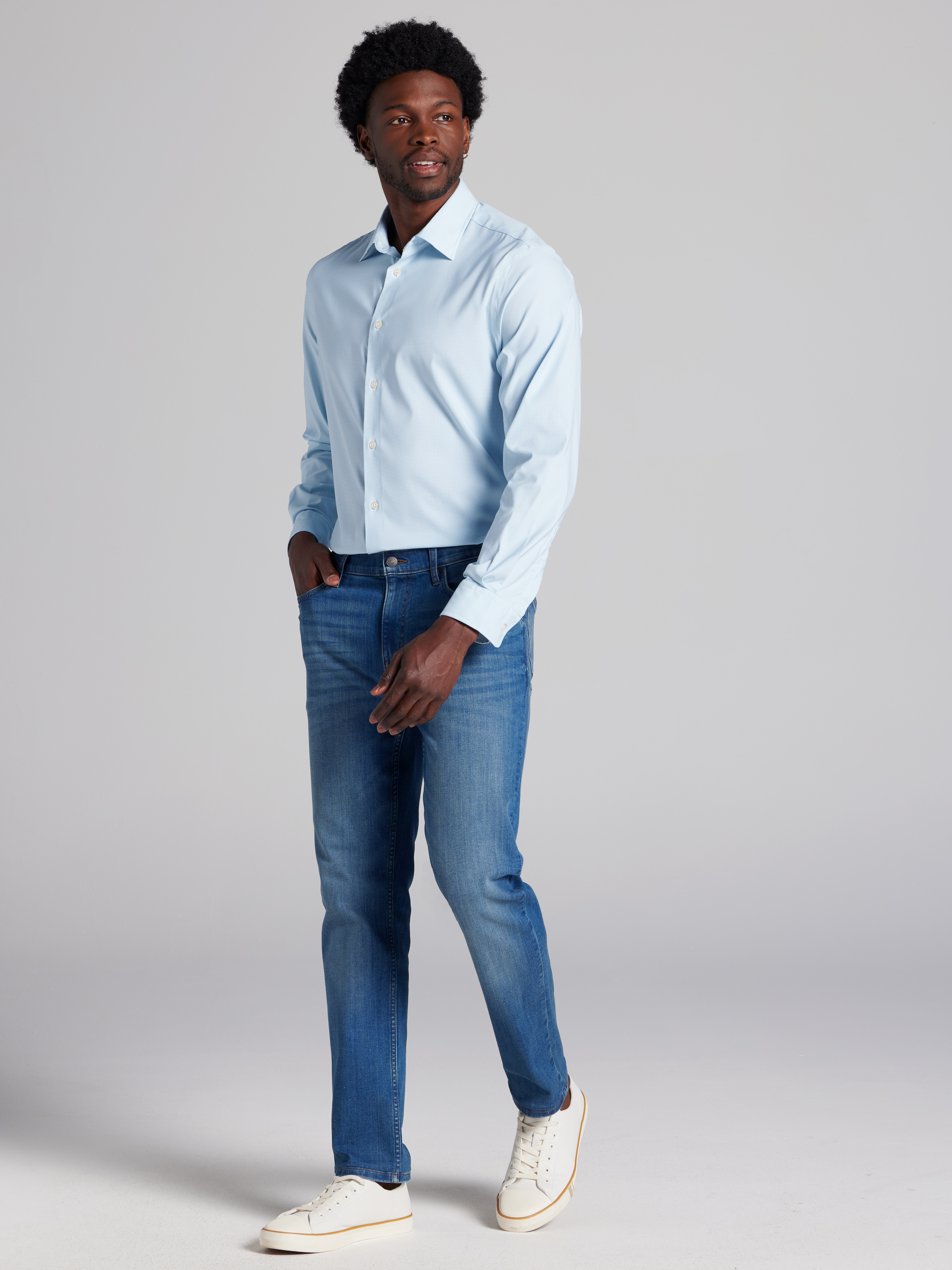 Modern Fit Performance Dress Shirt