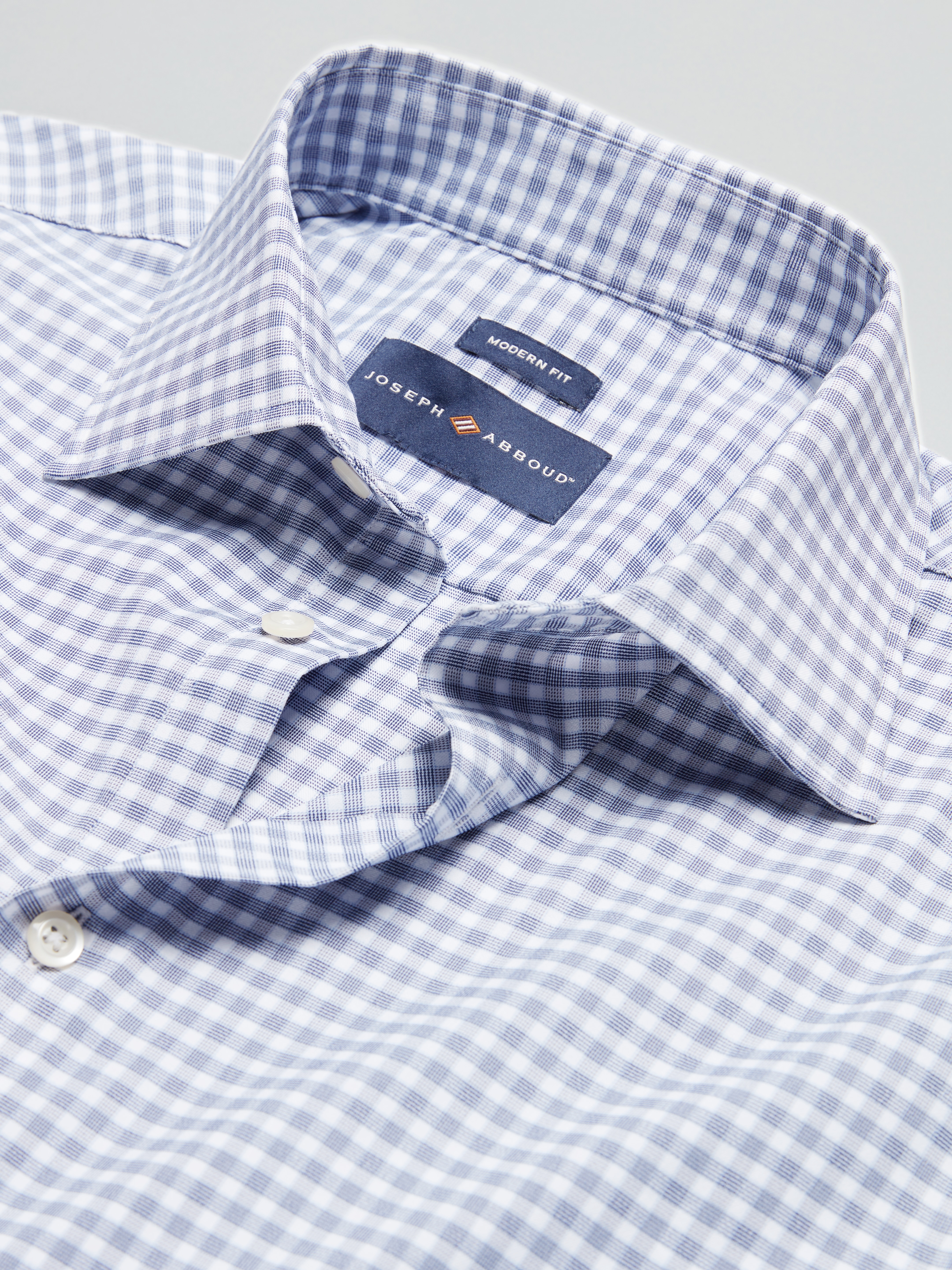 Modern Fit Performance Multi Plaid 4-Way Stretch Dress Shirt