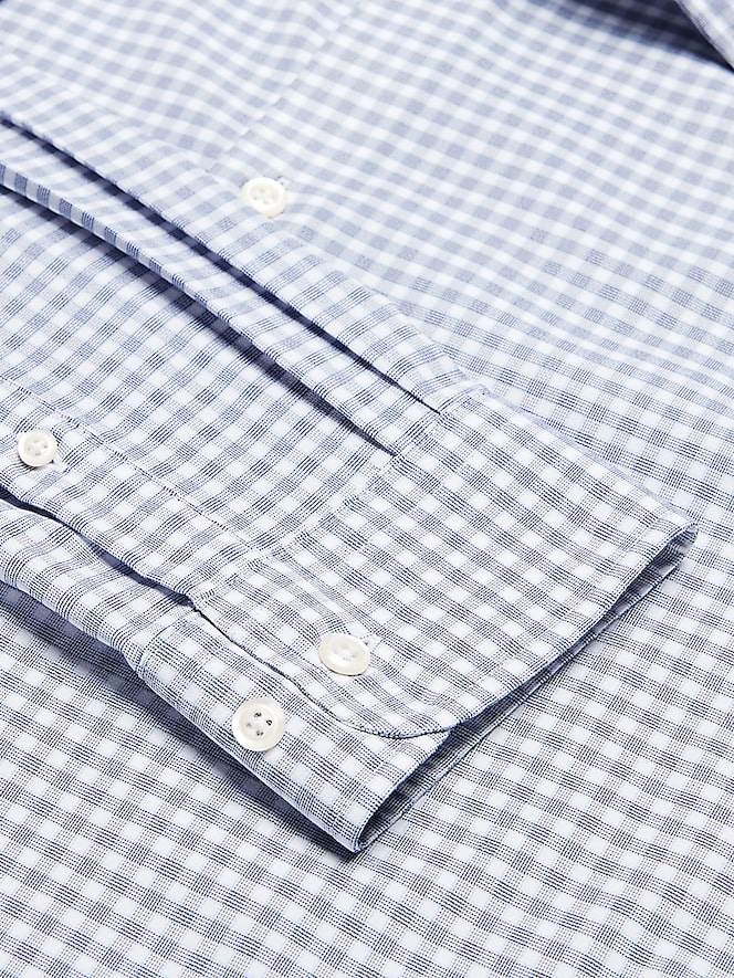 Joseph Abboud Modern Fit Performance Multi Plaid 4-Way Stretch Dress Shirt