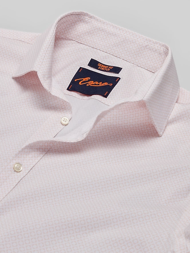 Egara Skinny Fit Triangles Dress Shirt