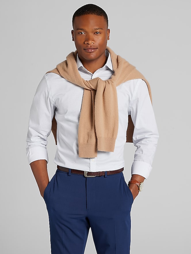 Egara Skinny Fit Floral Dress Shirt