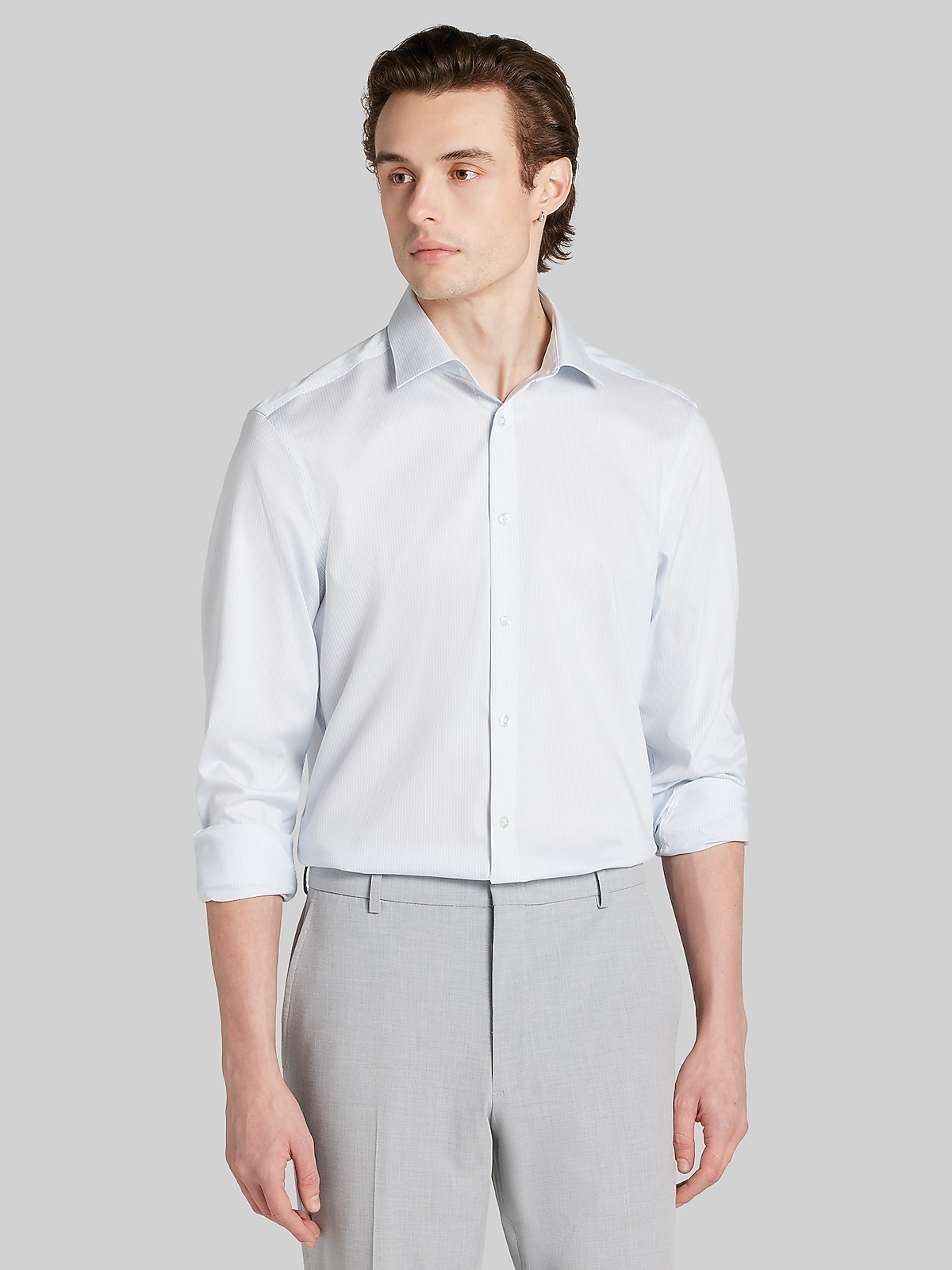 calvin klein dress shirts Men`s Lilac Slim Fit Calvin Klein Calvin Klein Men's Dress Shirt