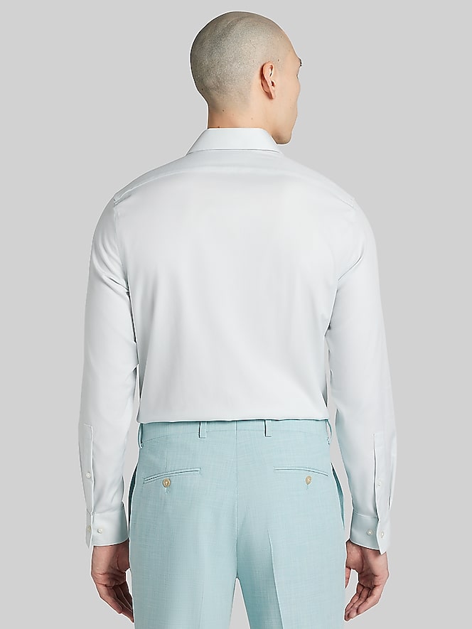 Calvin Klein Slim Fit Dobby Supima Cotton Dress Shirt