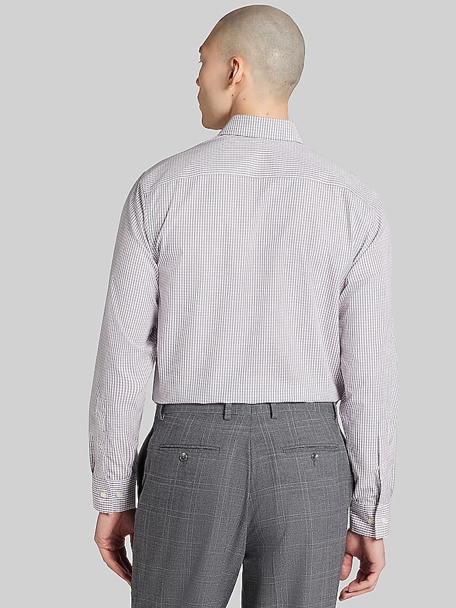 Awearness Kenneth Cole Slim Fit Plaid Dress Shirt