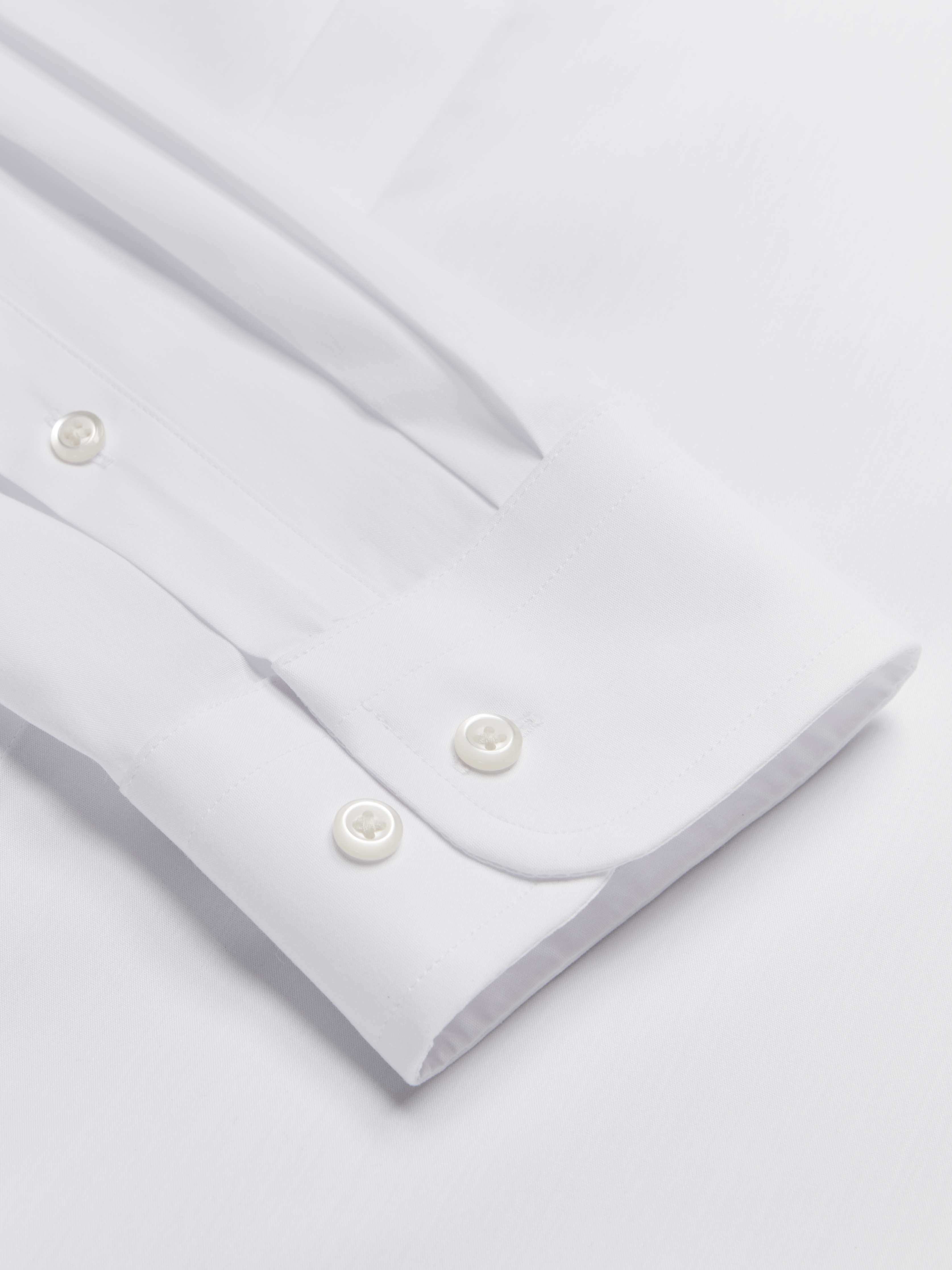 Skinny Fit Solid Covered Placket Dress Shirt