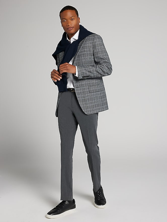 Egara Skinny Fit Solid Covered Placket Dress Shirt