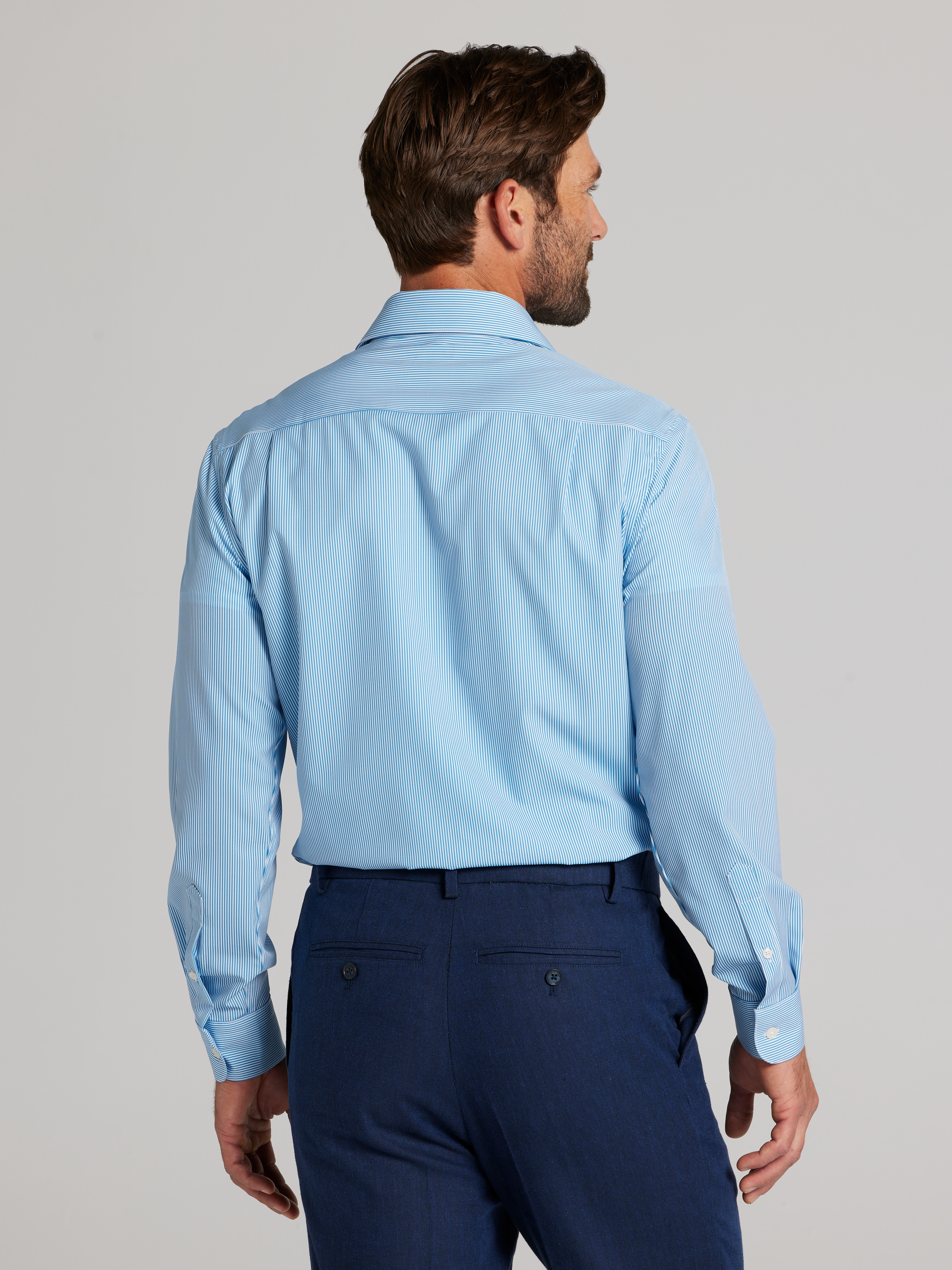 Modern Fit Bengal Stripe Dress Shirt