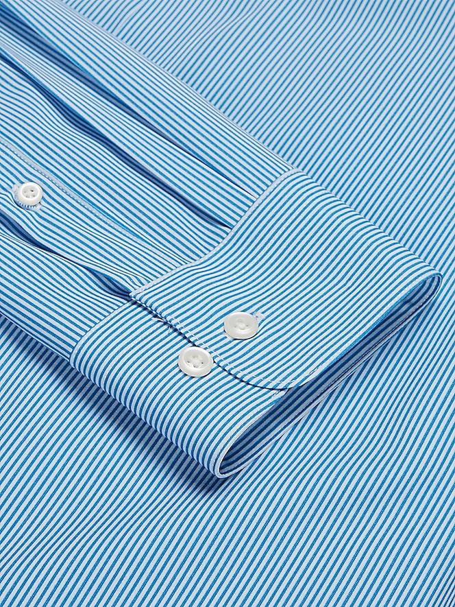 Wilke-Rodriguez Modern Fit Bengal Stripe Dress Shirt