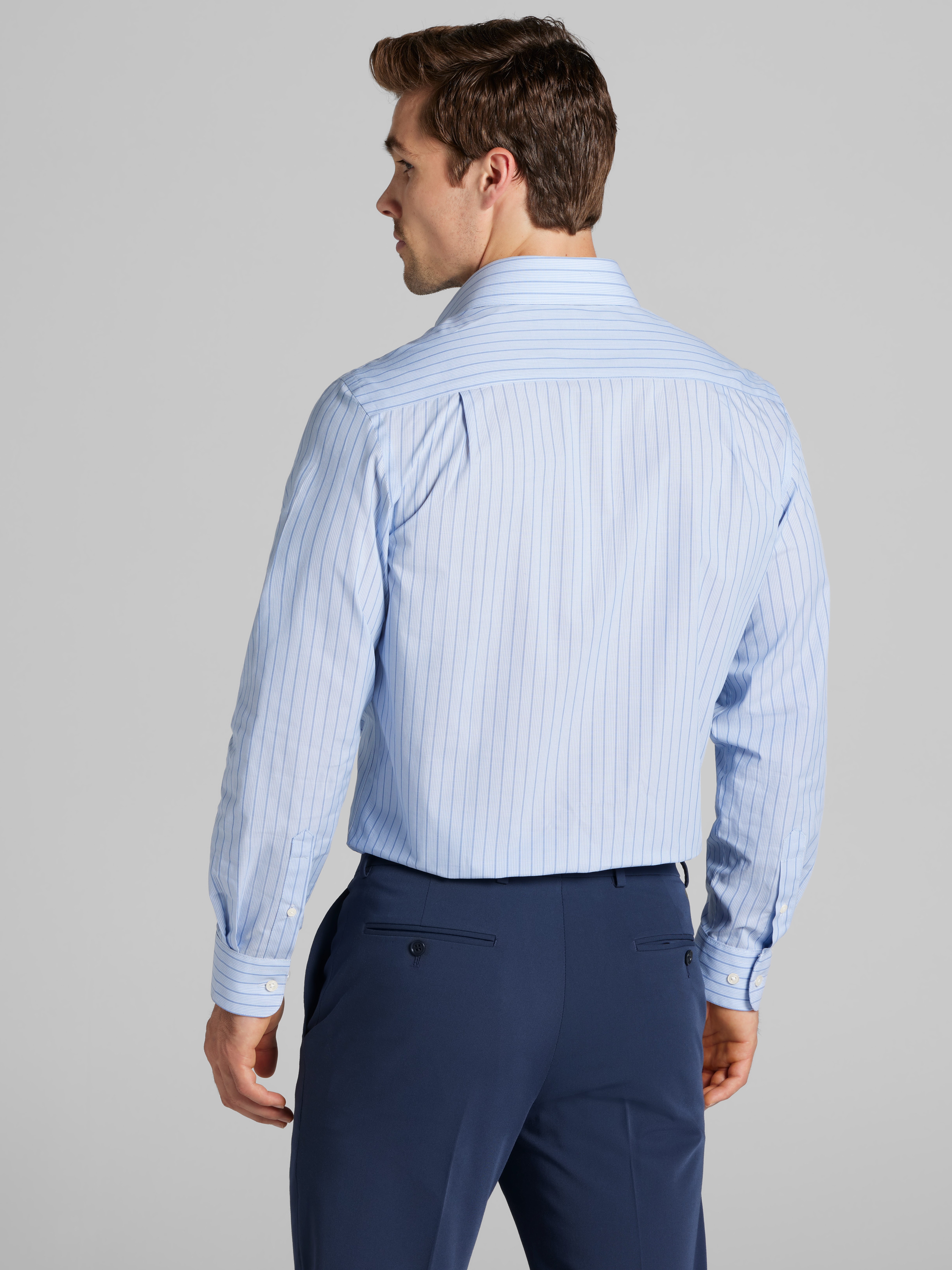 Modern Fit Bengal Stripe Dress Shirt