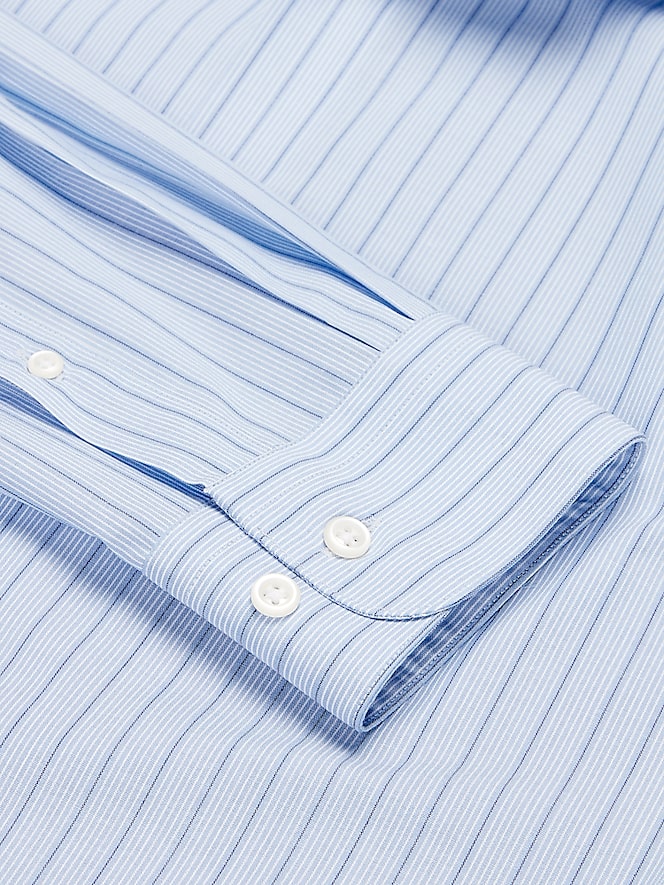 Wilke-Rodriguez Modern Fit Bengal Stripe Dress Shirt