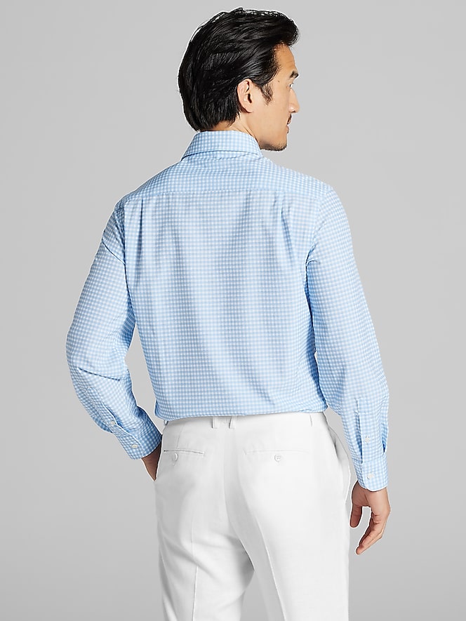 Wilke-Rodriguez Modern Fit Small Check Dress Shirt