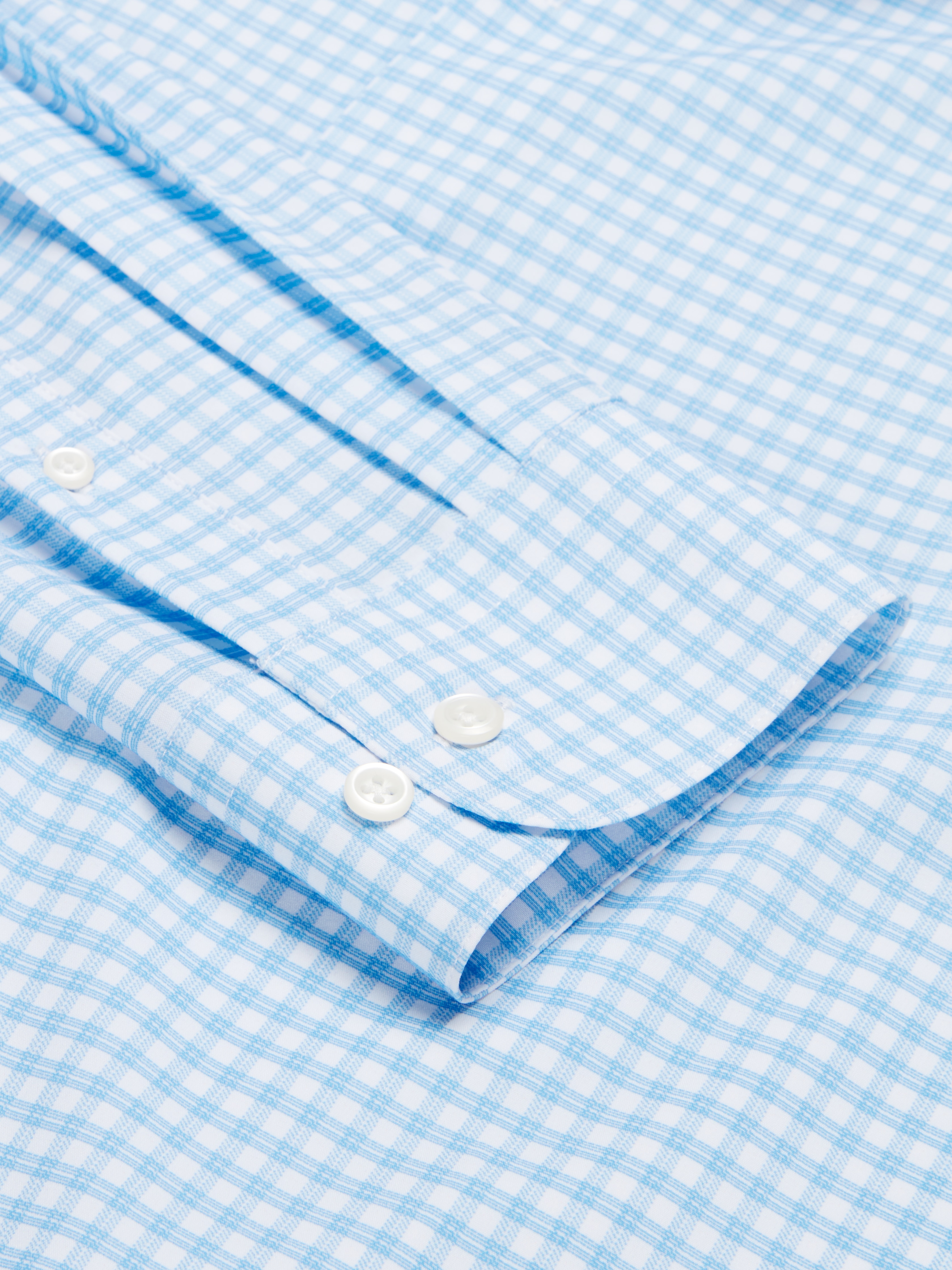 Modern Fit Small Check Dress Shirt
