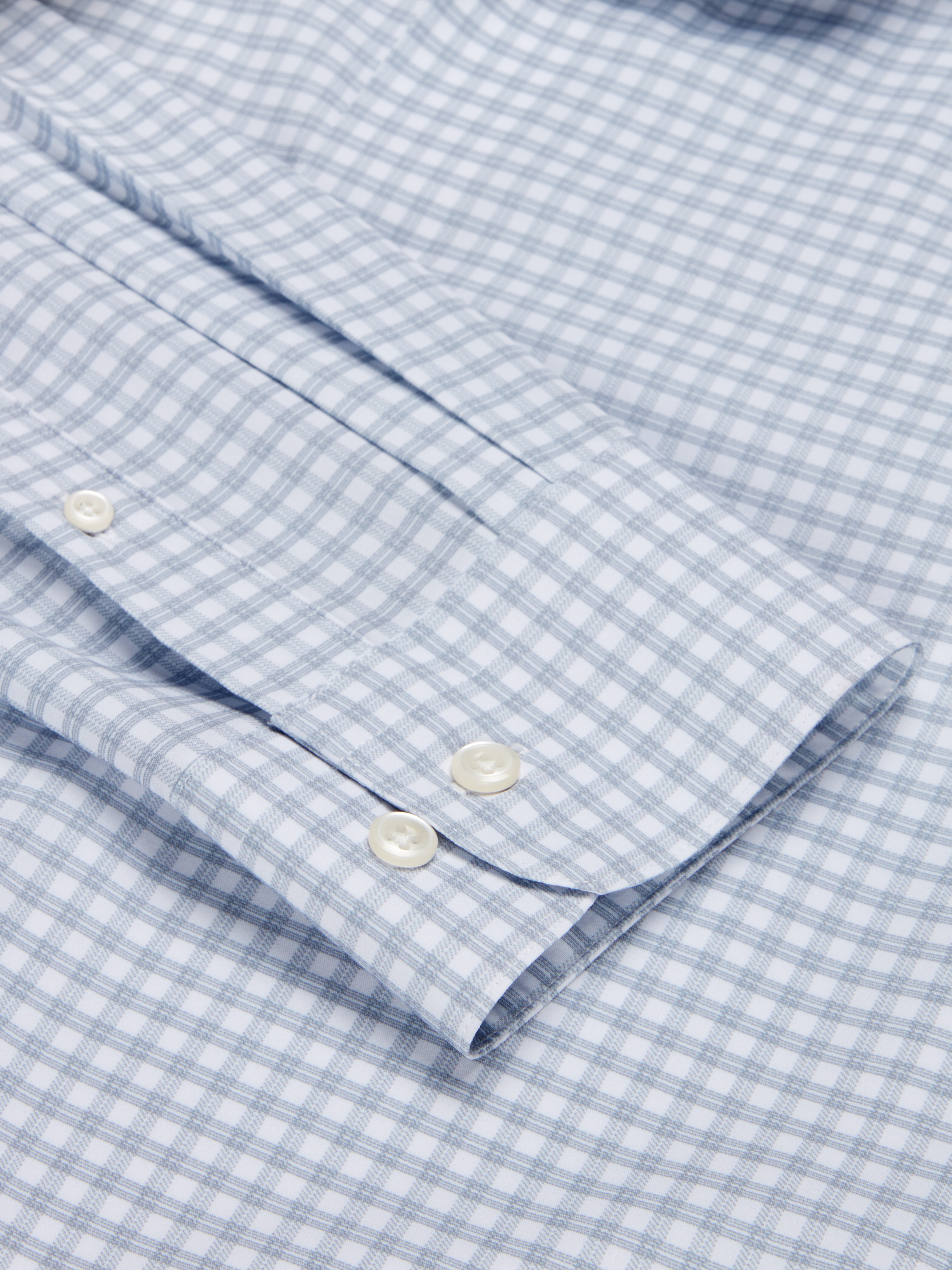 Modern Fit Small Check Dress Shirt