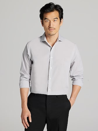sachin and babi light blue dress Men's Gray Dress Shirts