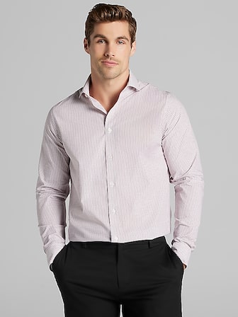 Men's Wilke Rodriguez Burgundy Dress Shirts