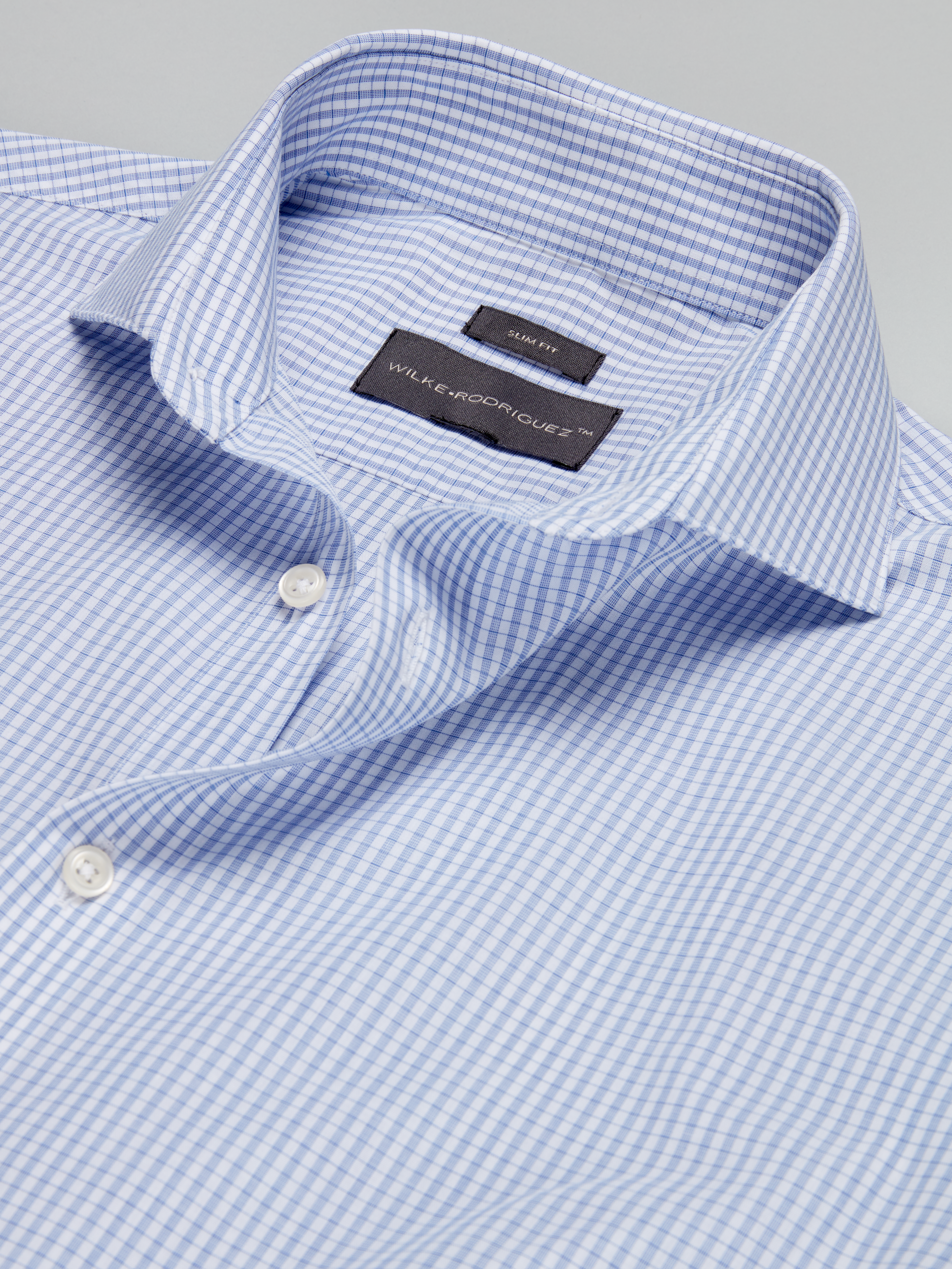 Slim Fit Check Dress Shirt