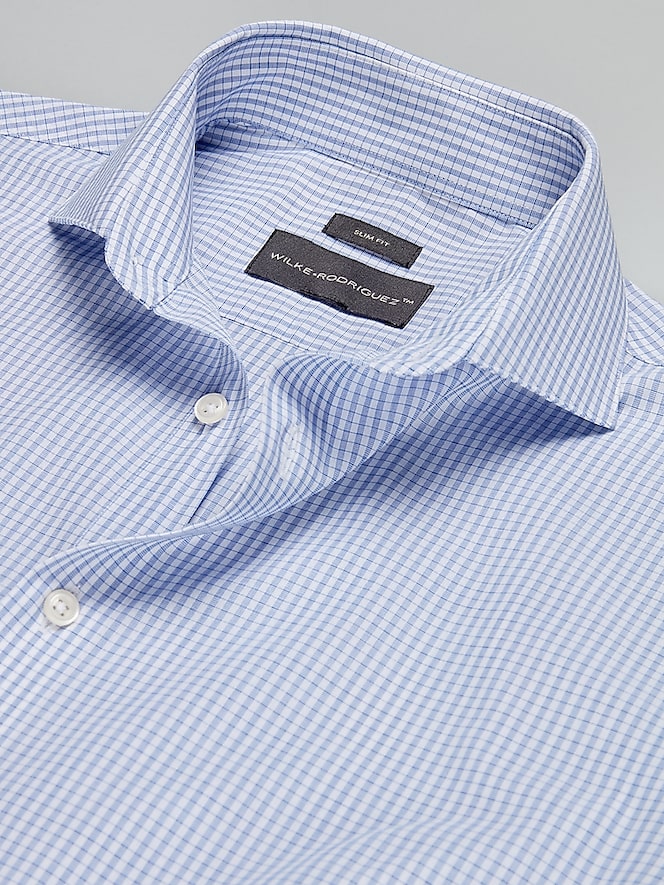 Wilke-Rodriguez Slim Fit Check Dress Shirt