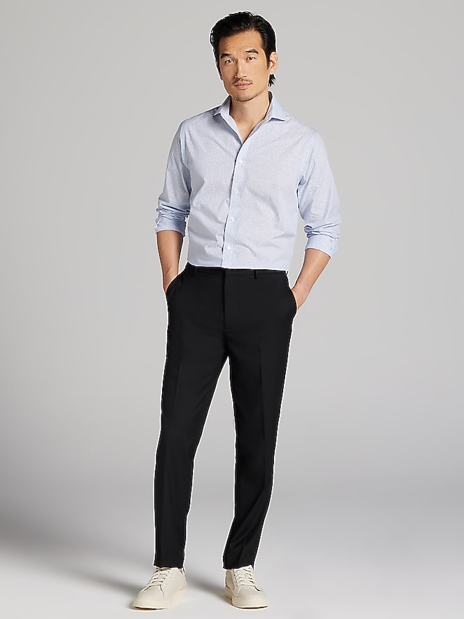 Wilke-Rodriguez Slim Fit Check Dress Shirt