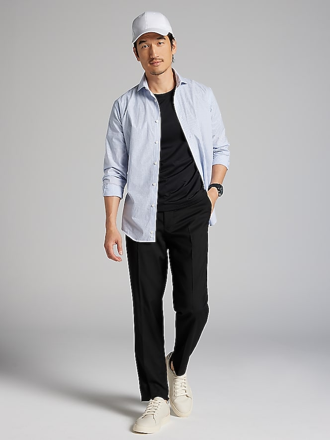 Wilke-Rodriguez Slim Fit Check Dress Shirt
