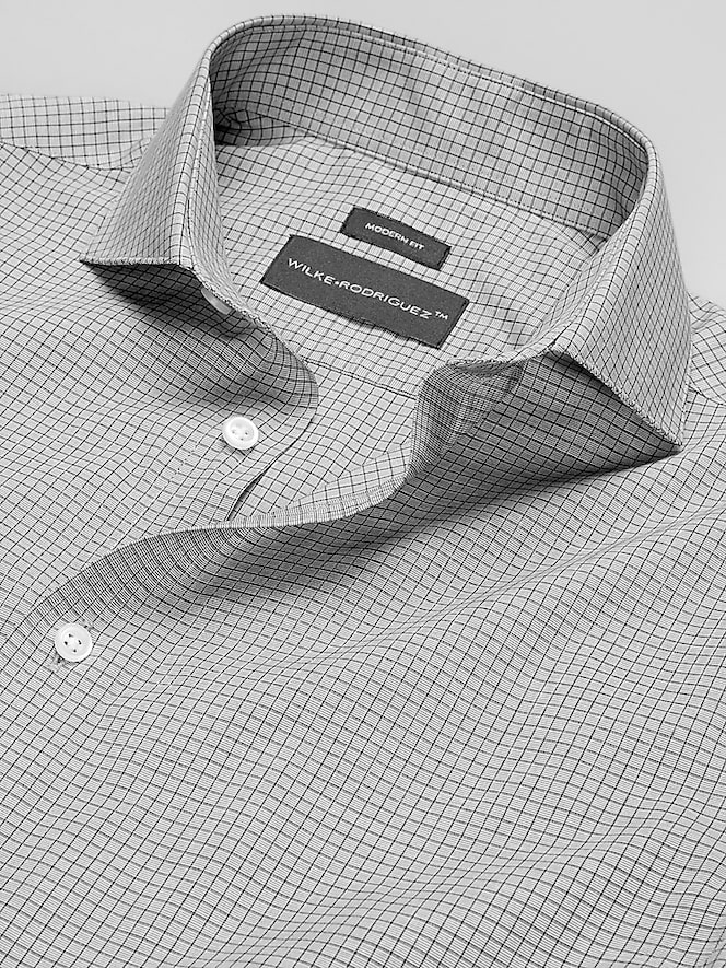 Wilke-Rodriguez Modern Fit Check Dress Shirt