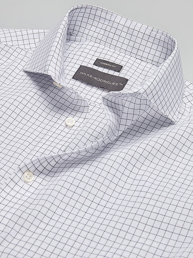Wilke-Rodriguez Modern Fit Check Dress Shirt