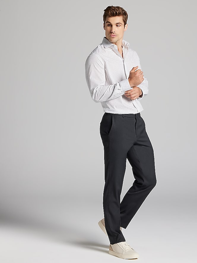 Wilke-Rodriguez Modern Fit Check Dress Shirt