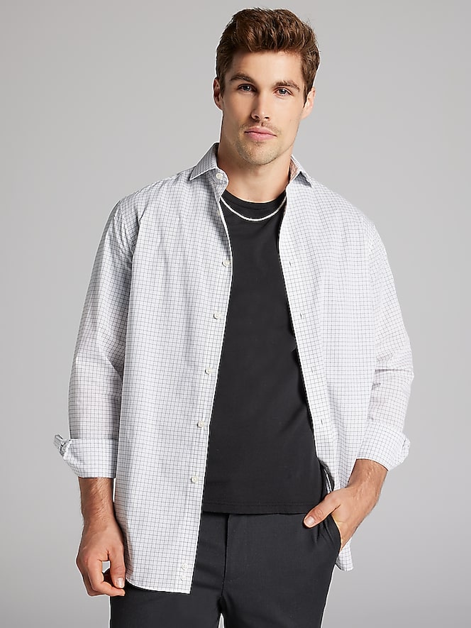 Wilke-Rodriguez Modern Fit Check Dress Shirt
