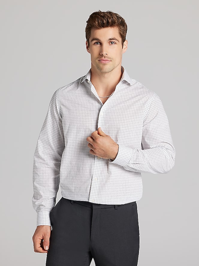 Wilke-Rodriguez Modern Fit Check Dress Shirt