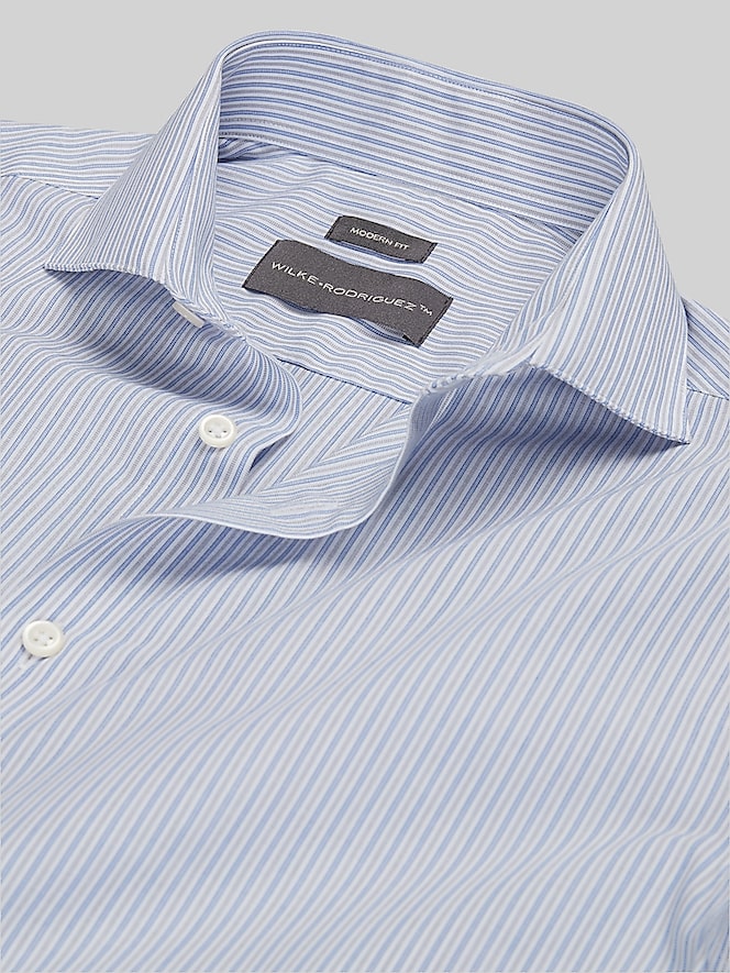 Wilke-Rodriguez Modern Fit Stripe Dress Shirt