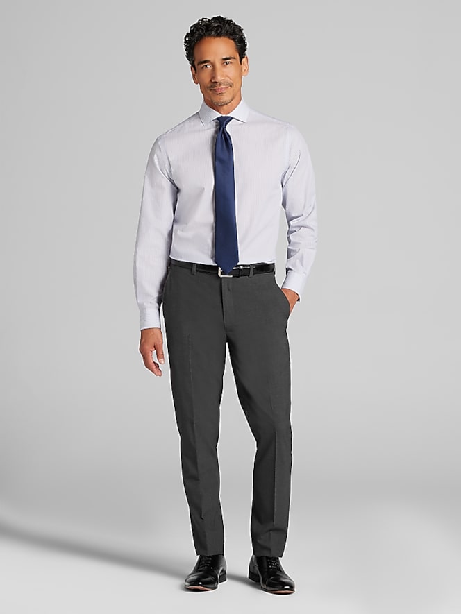 Wilke-Rodriguez Modern Fit Stripe Dress Shirt