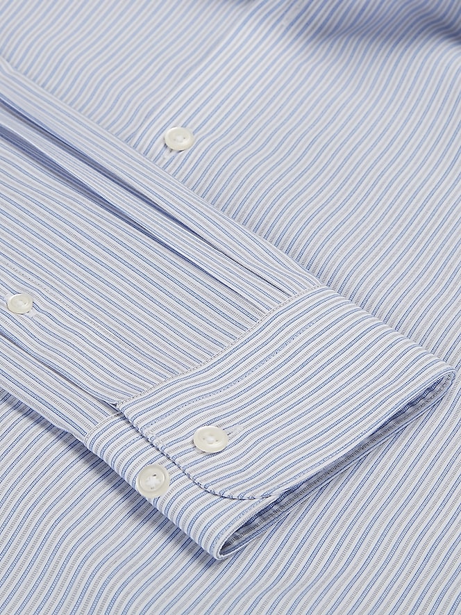 Wilke-Rodriguez Modern Fit Stripe Dress Shirt