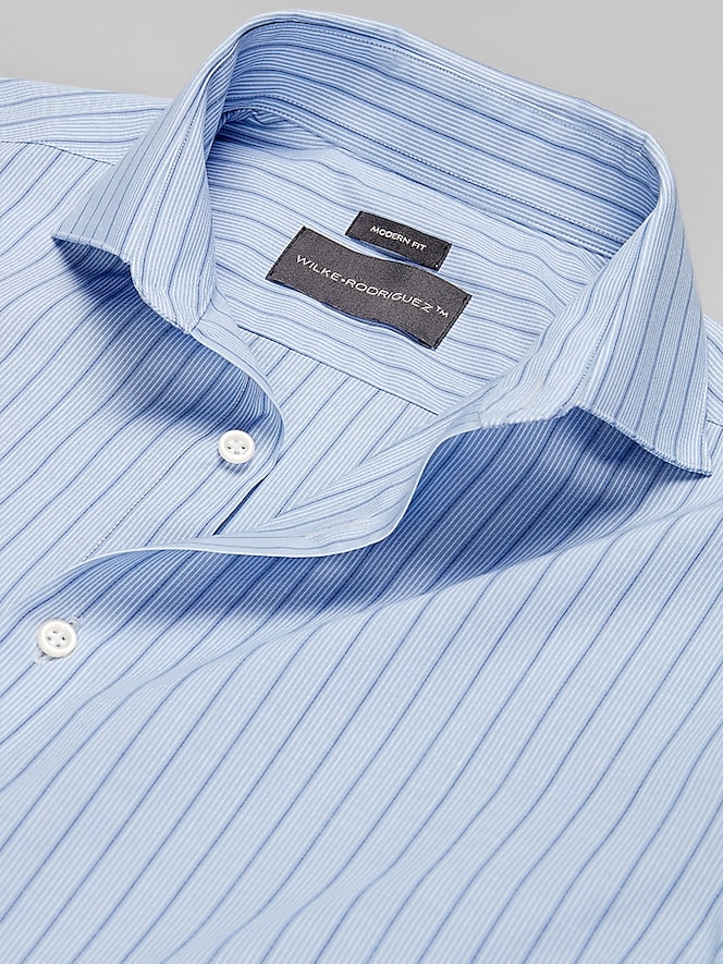 Wilke-Rodriguez Modern Fit Stripe Dress Shirt