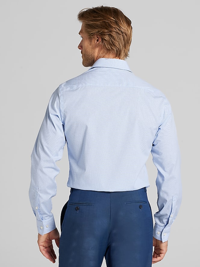 Awearness Kenneth Cole Slim Fit Check Dress Shirt