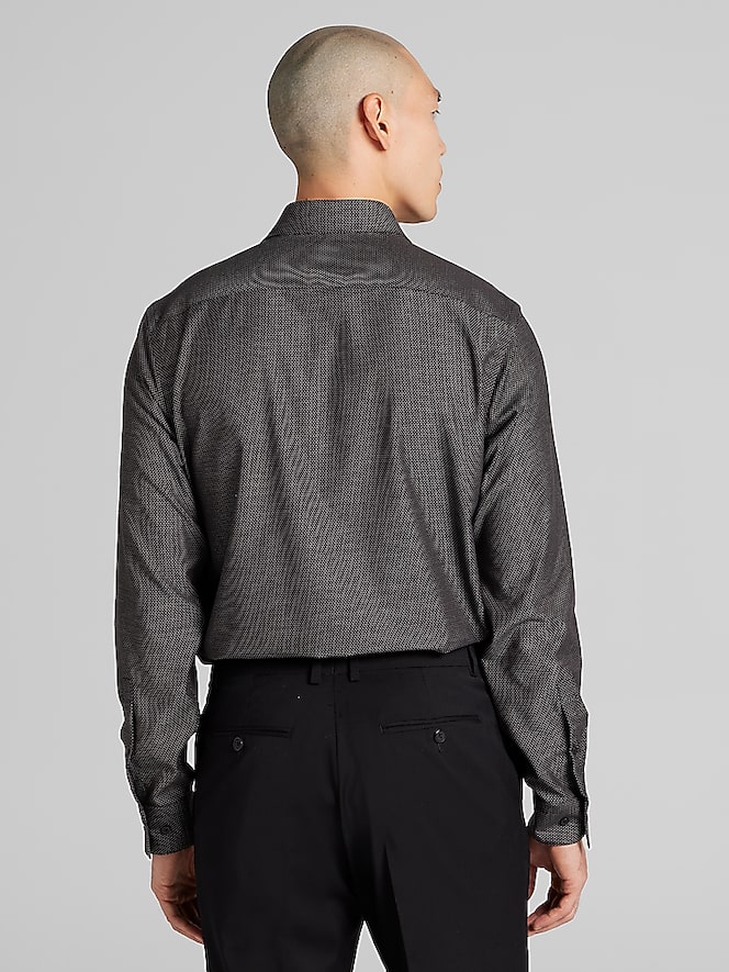Awearness Kenneth Cole Slim Fit Check Sport Shirt