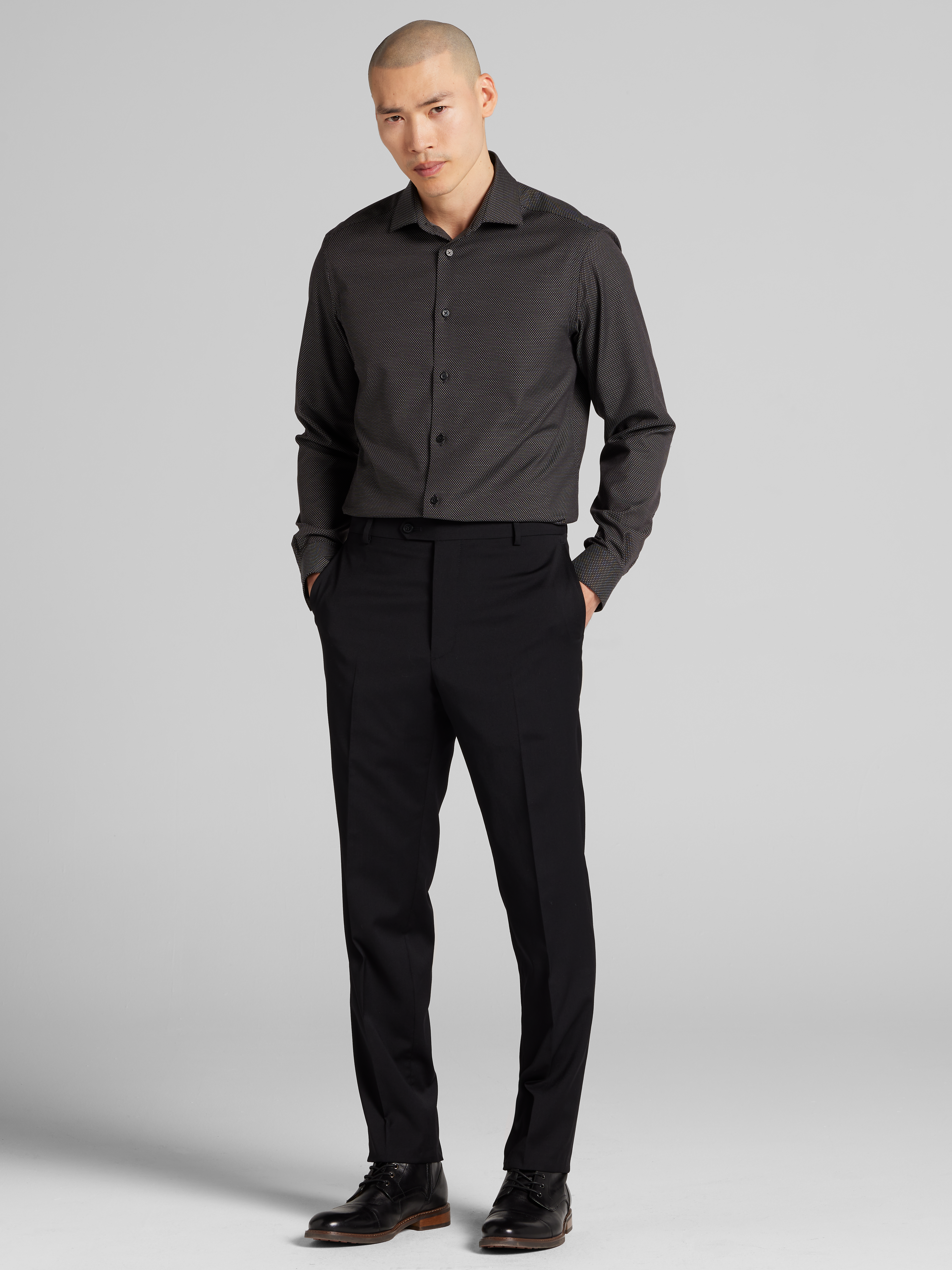 Slim Fit Check Sport Shirt