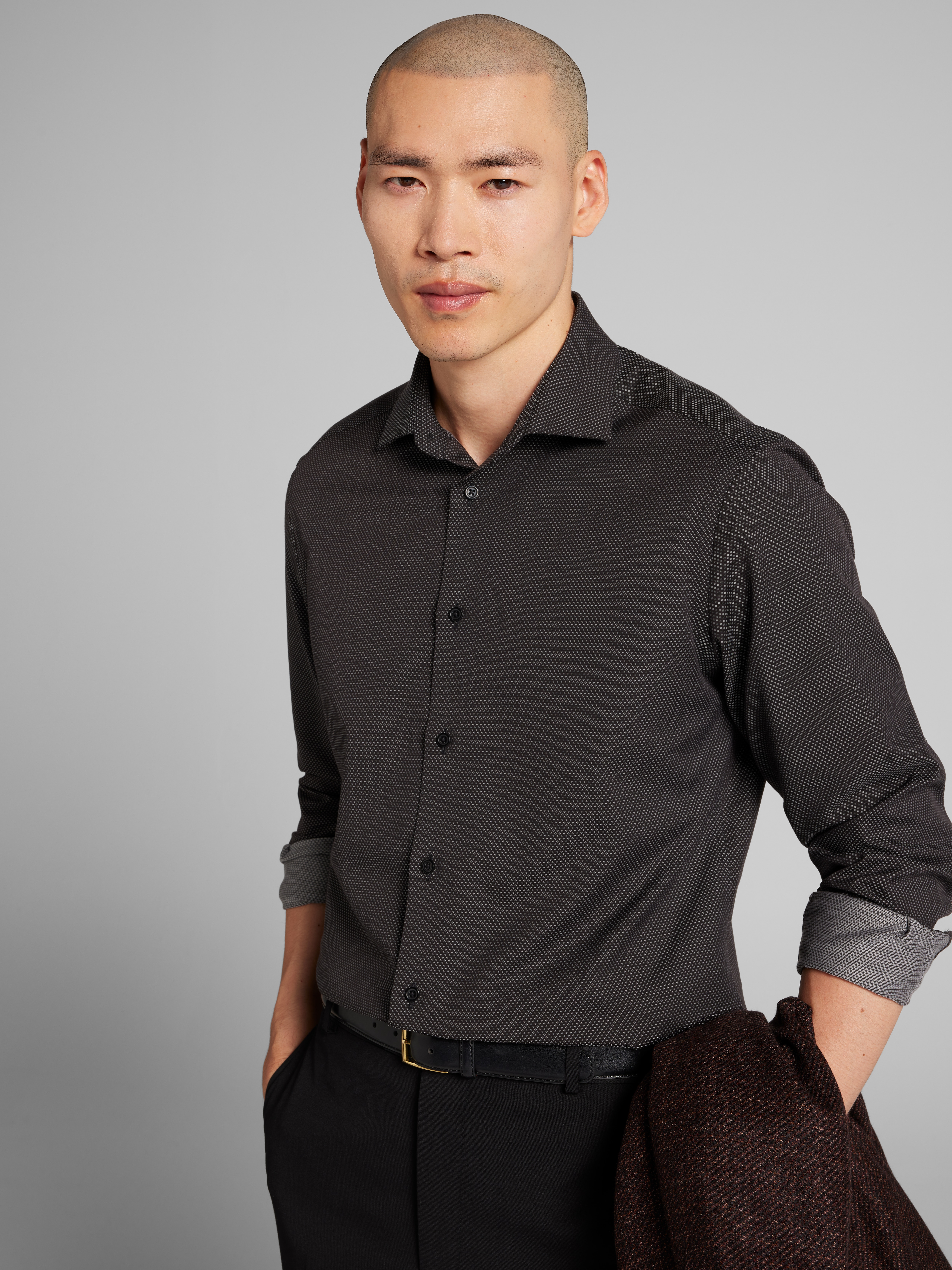 Slim Fit Check Sport Shirt