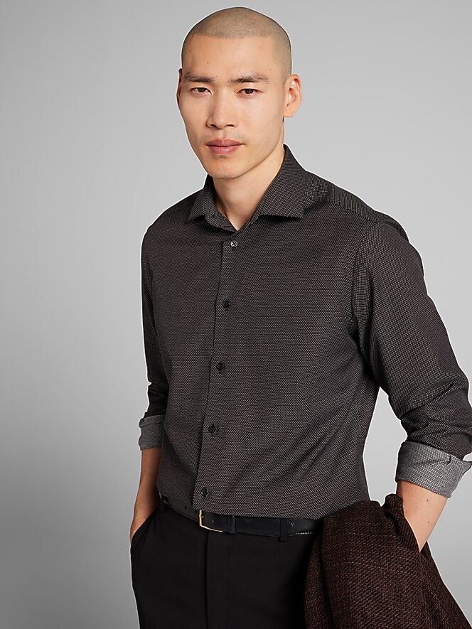 Awearness Kenneth Cole Slim Fit Check Sport Shirt