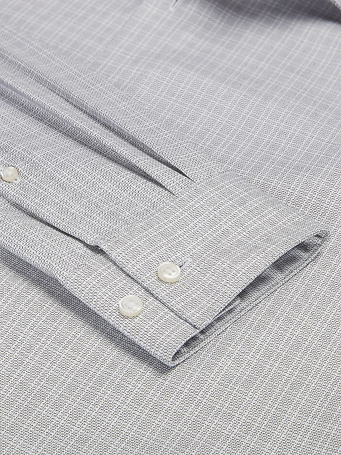 Awearness Kenneth Cole Slim Fit Grid Dress Shirt