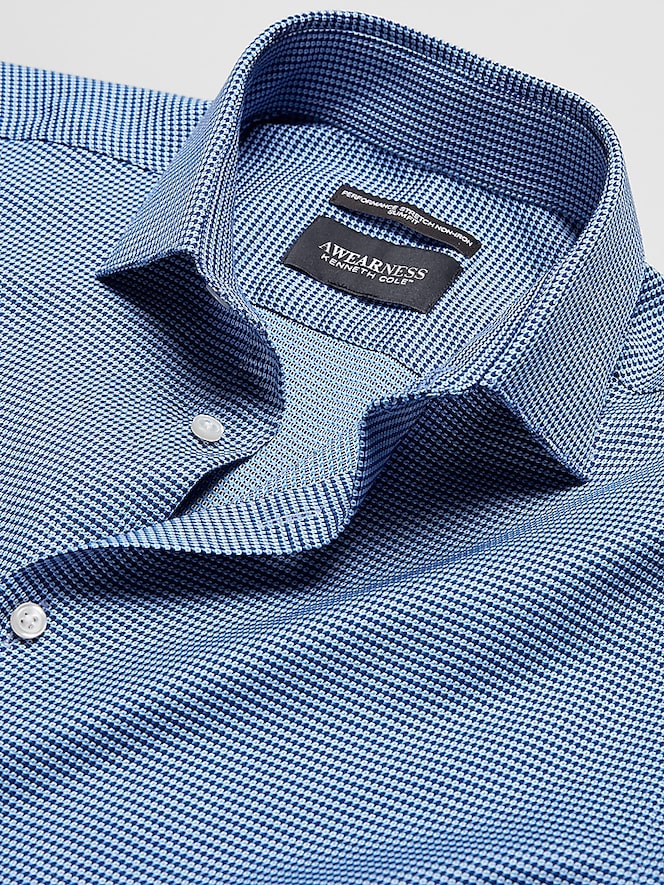 Awearness Kenneth Cole Slim Fit Neat Dress Shirt