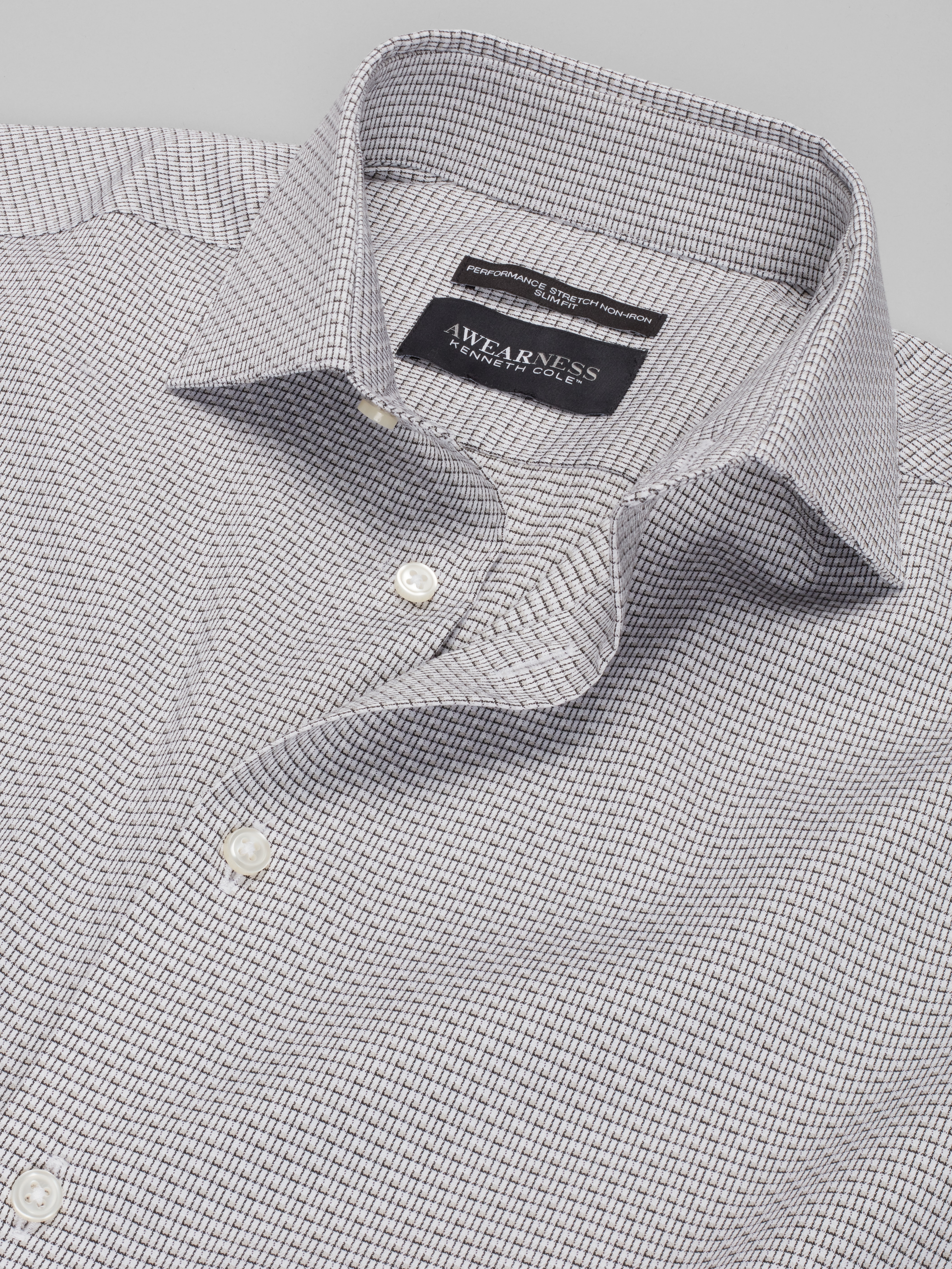 Slim Fit Check Dress Shirt