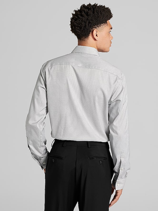 Awearness Kenneth Cole Slim Fit Check Dress Shirt