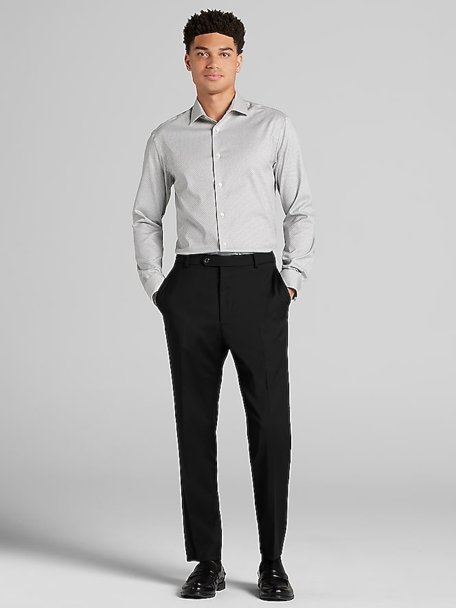 Awearness Kenneth Cole Slim Fit Check Dress Shirt