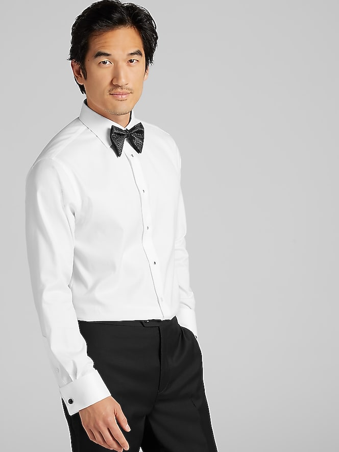 Pronto Uomo Slim Fit Twill Formal Dress Shirt
