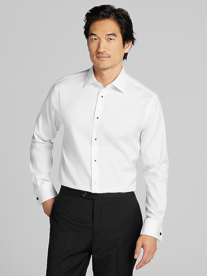 Pronto Uomo Slim Fit Twill Formal Dress Shirt