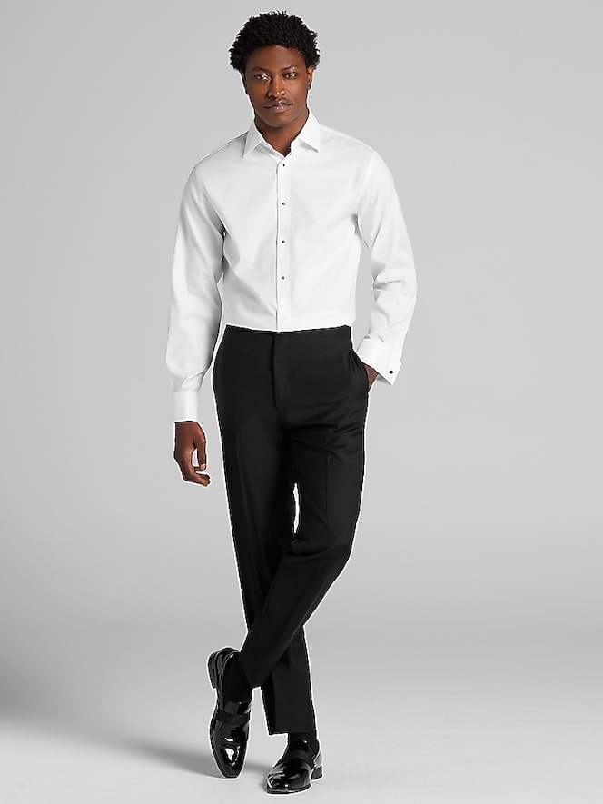 Pronto Uomo Modern Fit Twill Formal Dress Shirt